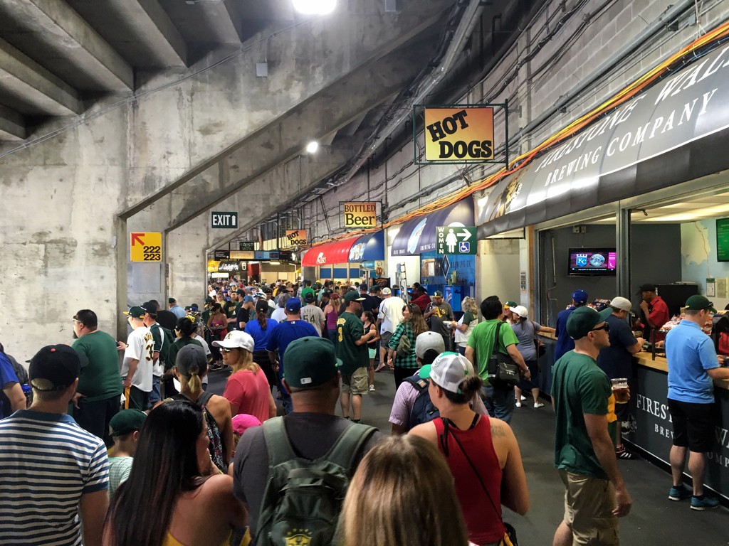 Oakland coliseum concourse
