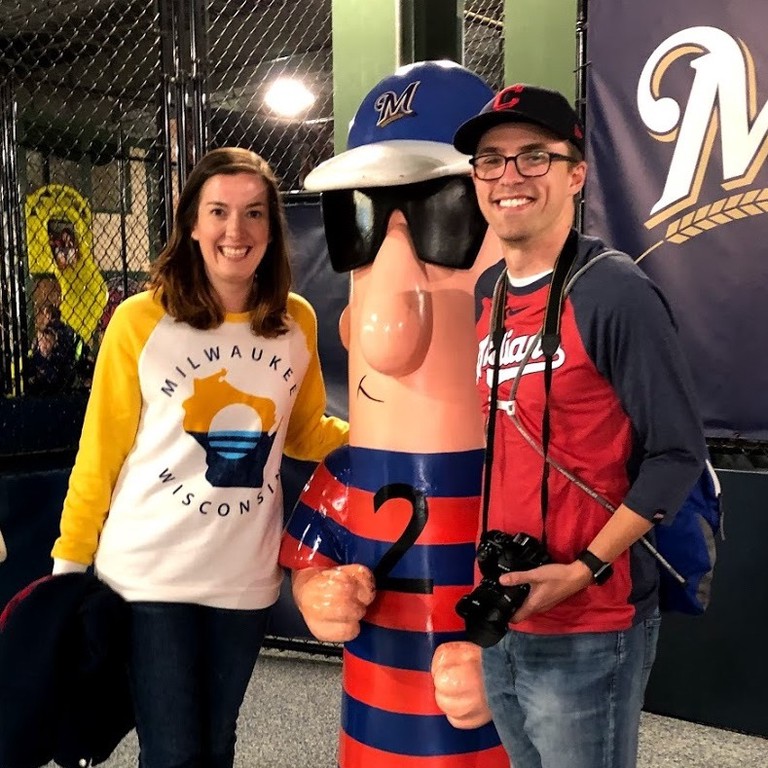 Us, with the champion.