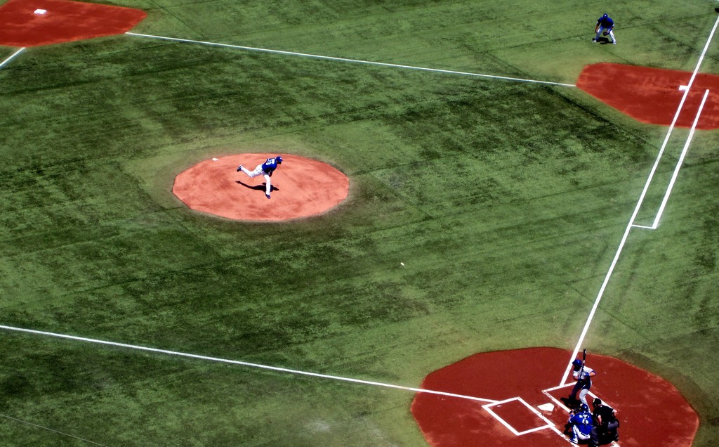 First pitch at Rogers Centre