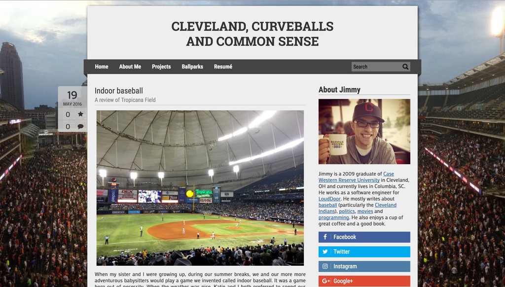 Cleveland, Curveballs and Common Sense, circa 2016
