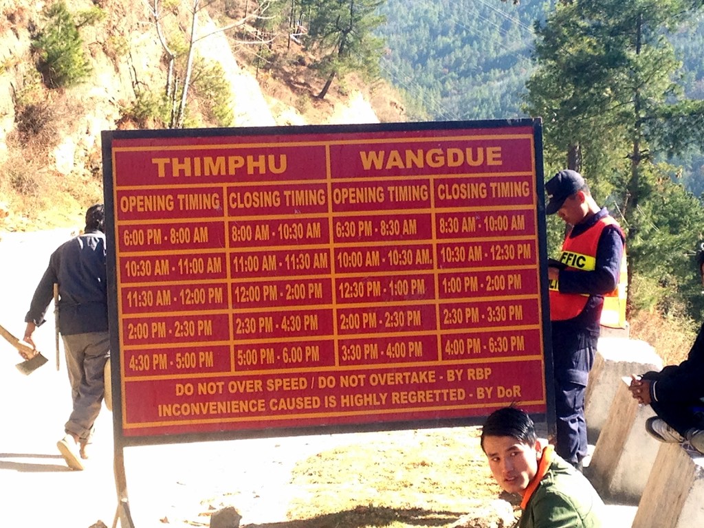 Road closing notice